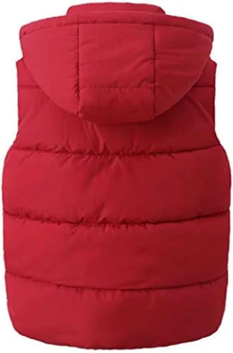 Miniatura 2 de Chaleco acolchado con capucha y cremallera para niños y niñas 5-12T