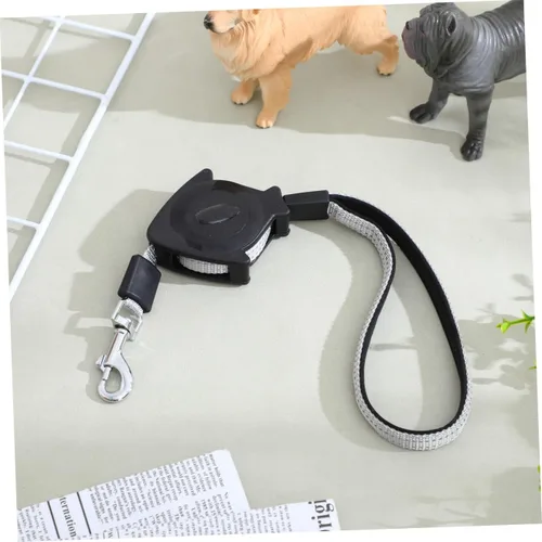 Miniatura 4 de LALAFINA Automatic Retractable Pet Leash Black Ergonomic Handle Long Telescopic Traction Rope for Dog Puppy Cat Training and Easy Grip