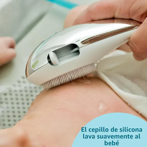 Miniatura 6 de El Primer Año Juego de Bañera para Bebé con Ducha de Lluvia - Incluye Arnés Infantil, Cabezal de Ducha con Spray Tranquilizante, Tanque de Agua