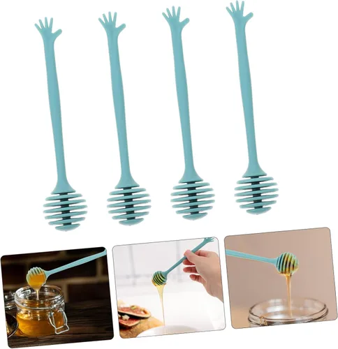 Miniatura 5 de HEMOTON Agitador de miel 4pcs Pp portátil para girar