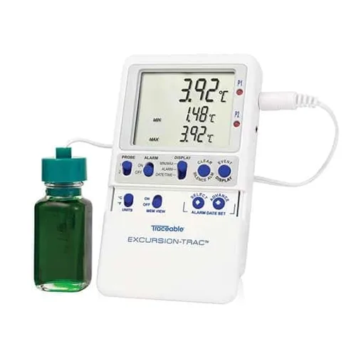 Miniatura 7 de Traceable Termómetro de registro de datos: 1 sonda de botella de vidrio