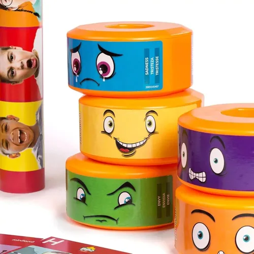 Miniatura 2 de Miniland BBQ Emotions! Divertido juego para niños de 3 a 6 años que ayuda a reconocer las expresiones. Juego multicolor de hasta 2 a 6 jugadores