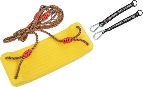 Miniatura 4 de Columpio de árbol, juego de columpios al aire libre para niños, asiento con cuerda antideslizante resistente al desgaste, columpios colgantes