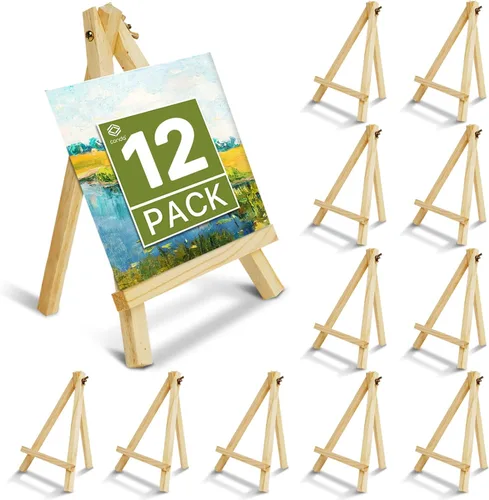 Miniatura 13 de Conda Caballete de mesa de aluminio, soporte de exhibición de trípode portátil, altura ajustable de 15 a 21 pulgadas con alas de brazo de extensión