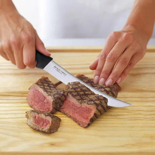 Miniatura 2 de Cuchillo de carnicero curvado de 8 pulgadas con mango ergonómico, buena nitidez para cortar carne de filete de carne, acero inoxidable japonés