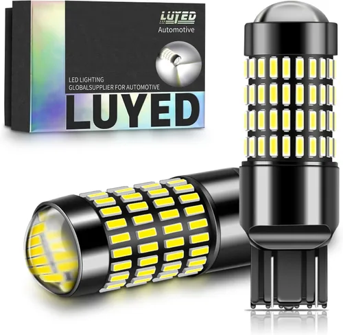 Miniatura 21 de 2 X 1700, luces extremadamente brillantes 1157 4014 102-EX, conjunto de chips, foco 7528 led 1157 2057 2357, de xenón, blanco