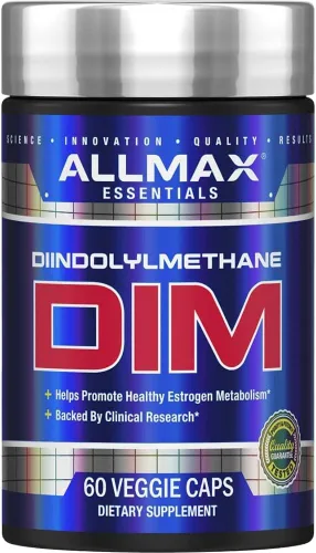 ALLMAX Essentials, DIM, 60 cápsulas vegetales (100 mg por cápsula)