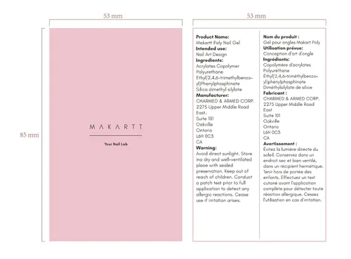Miniatura 9 de Makartt- Gel de uñas de polietileno: 1.7 oz (50 ml), constructor de color clásico/extensión/fortalecedor, duradero, fácil de usar p/diseño