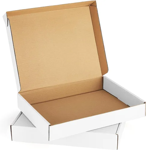 Miniatura 16 de Eupako Cajas de Envío 9x6x2 pulgadas de Cartón Corrugado Pequeñas - Paquete de 25 Cajas de Correo Blancas para Embalaje de Pequeñas Empresas, Caja