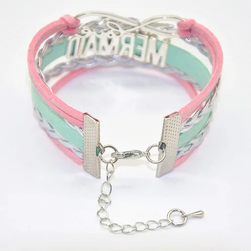 Miniatura 4 de HHHbeauty - Pulsera de sirena con diseño de sirena de sirena de piel