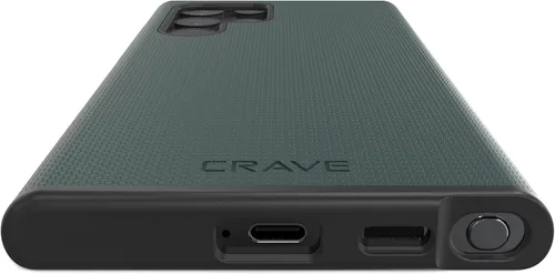 Miniatura 7 de Crave Dual Guard para Samsung Galaxy S22 Ultra, Verde bosque, Funda para teléfono celular, Protección a prueba de golpes, Doble capa, TPU/PC