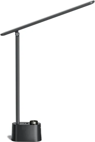 Lámpara de escritorio Honeywell Sunturalux™ LED con puertos de carga USB HWT-H01 - Lámpara de escritorio para cuidar los ojos regulable sin pasos