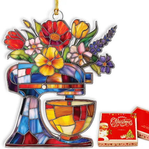 Miniatura 10 de Adorno de 250 aniversario de Estados Unidos – Adorno acrílico de bandera estadounidense – Mercancía de Estados Unidos 250 – Decoraciones del 4