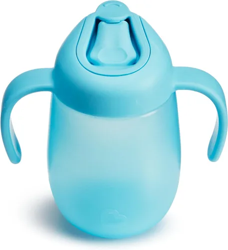 Miniatura 8 de Munchkin Simple Clean Trainer Vaso Entrenador Sippy Cup con Asas, 6+ Meses, 7 Onzas, Azul/Verde