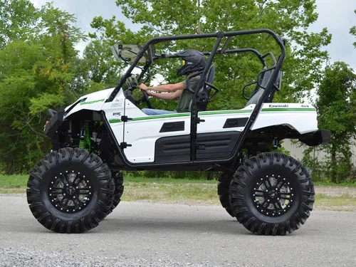 Miniatura 3 de SuperATV Kit de elevación resistente de 6 pulgadas para Kawasaki Teryx 4/800 (2016+) - Verde - Kit completo con ejes Rhino 2.0, barras