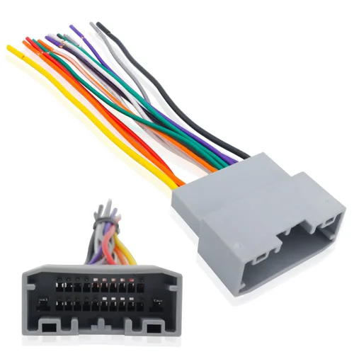 Adaptador de arnés de cableado de radio posventa para Jeep Wrangler Compass Chrysler Dodge, arnés de cable de estéreo, cable de altavoz de