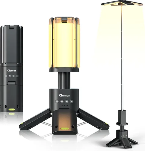Miniatura 11 de Luces de camping telescópicas recargables de 14000 mAh LED, linternas magnéticas multifunción para iluminación de obra, lámpara de tienda de camping