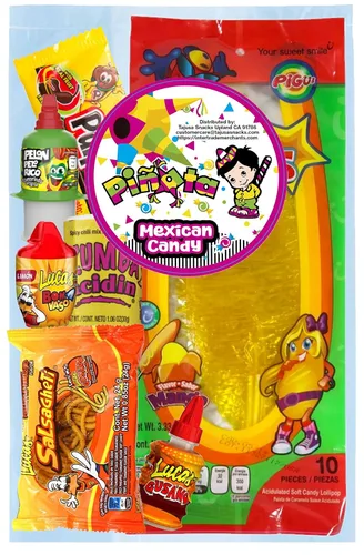 Miniatura 14 de Caja de dulces mexicanos de piñata (Lucas Mix (22.5 onzas) (18 piezas)
