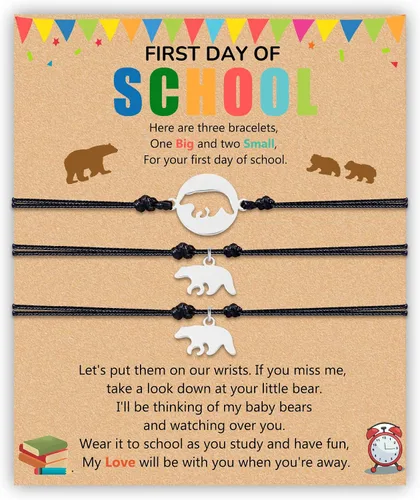 Miniatura 8 de SmileBelle Pulsera de jardín de infantes para mamá y yo, pulsera para el primer día de escuela para hijo e hija como regalo de regreso a la escuela