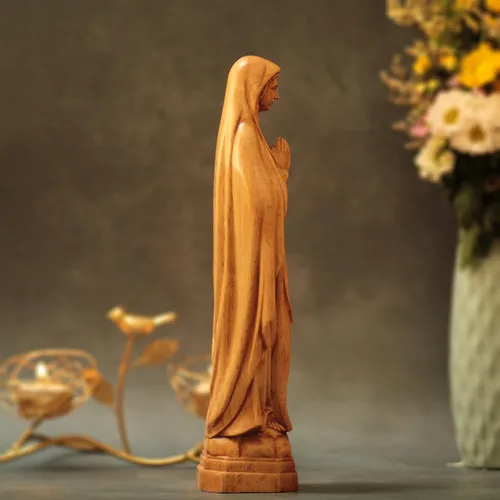 Miniatura 4 de 11.8 Inches Our Lady of Lourdes Catholic Icons Handmade Our Lady Statue Religious Gifts Our Lady of Guadalupe Catholic Art Mothers Day Gifts
