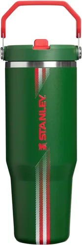 Miniatura 32 de Stanley IceFlow 2.0 Vaso con Popote Plegable con Asa 30 oz Tapa de Rosca y Popote Desmontable Botella de Agua Resistente a Fugas Acero