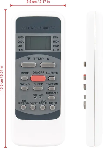 Miniatura 4 de R51I4BGE - Control remoto de repuesto para TGM Midea Miller aire acondicionado R51I4BGCE R51I4BGCE