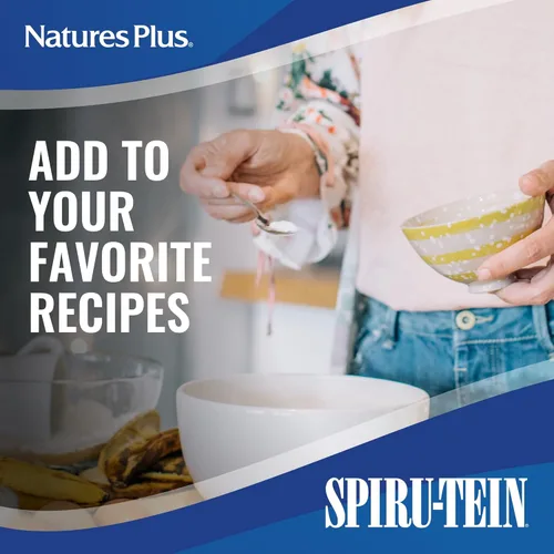 Miniatura 5 de NaturesPlus SPIRU-TEIN - Harina de proteína en polvo – Fresa – 8 paquetes – Batido de proteínas a base de plantas – Sin OMG, vegetariano, sin gluten