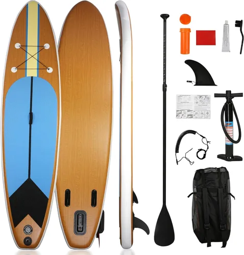 Miniatura 8 de Inflatable Paddle Boards with Non-Slip Deck, Ultra-Light Stand Up Paddle Board Surf Board with Accessories & Carry Bag, Wide Stable Design for