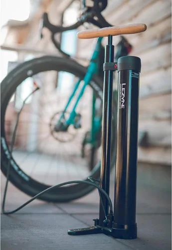 Miniatura 5 de LEZYNE High Volume Tubeless Bike Floor Pump Compatible with 2.5" Gauge - 220 PSI Tire Air Pump for Mountain/Gravel Bikes - ABS-1 Pro Tubeless Chuck