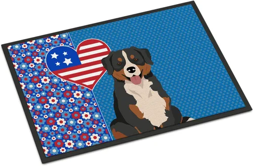 Miniatura 21 de Caroline's Treasures WDK5119JMAT Airedale Terrier USA - Tapete para interiores o exteriores, 24 x 36 pulgadas, tapete para puerta delantera