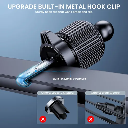Miniatura 4 de Soporte de teléfono para coche, soporte de teléfono celular manos libres, soporte para ventilación de automóvil, soporte para automóvil, compatible