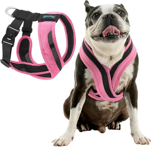 Miniatura 9 de Gooby Arnés para Perro Comfort X - Arnés para Perro de Cabeza Adentro para Perros Pequeños y Medianos - Libre de Escapadas y Ahogo - Malla Portland