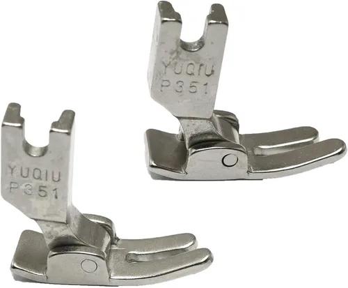 RLECS 2 piezas P351 Máquina de coser industrial prensatelas estándar para hermano, cantante, Juki y más accesorios de costura para máquinas de