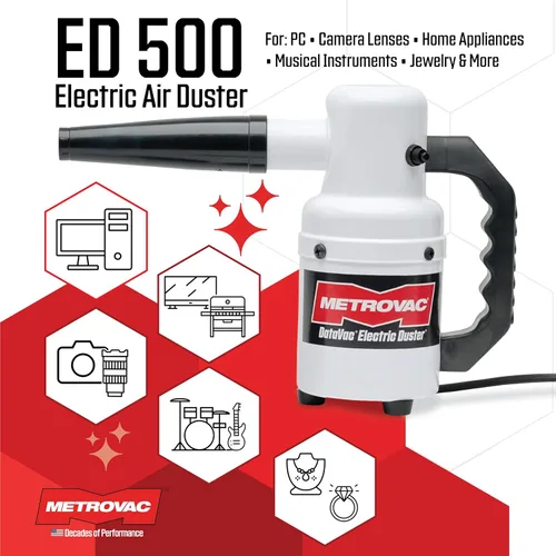 Miniatura 2 de DataVac Plumero para computadora y limpiador, soplador de polvo electrónico y superpoderoso, ecológico
