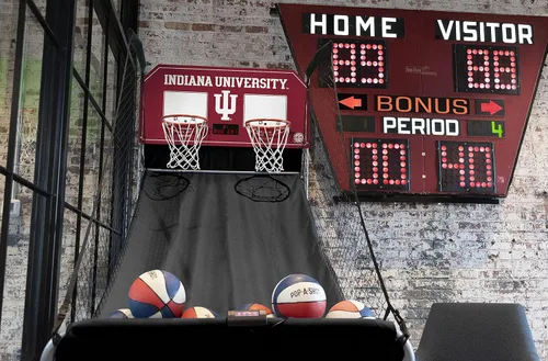 Miniatura 3 de Pop-A-Shot - Home Dual Shot with NCAA Graphics l Sensor Scoring l 16 Game Modes l 7 Balls l Foldable Storage l for All NCAA Fans
