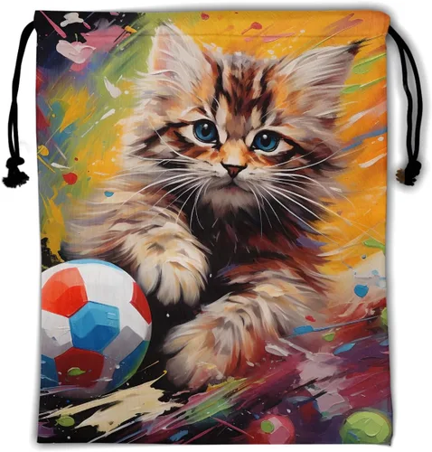 Miniatura 106 de Bolsa de agarre de gimnasia de piel de animal, bolsa de gimnasia con cordón ajustable, bolsa de cuerda para fauna silvestre, Mariposas Galaxy
