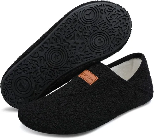 Miniatura 2 de Scurtain Pantuflas unisex con suela de goma para adultos