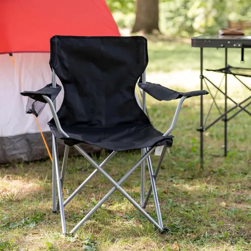Miniatura 2 de Sillas de camping al aire libre plegable portátil con portavasos silla de campamento para playa, césped, deportes al aire libre silla portátil Verde