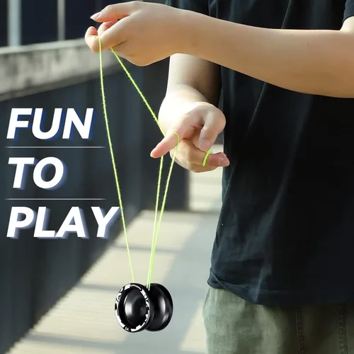 Miniatura 5 de MAGICYOYO Yoyos responsivos para niños principiantes, paquete de 2 Pro Yoyo, truco de doble función, Yoyo V3 + Yoyo K2 de cristal con 12 cuerdas
