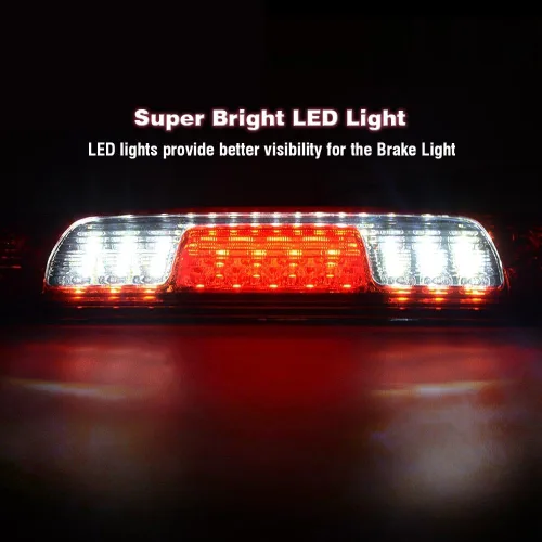 Miniatura 3 de GRAND ORANGE Tercera tercera luz de freno LED compatible con Chevy Silverado 1500 2500HD 3500 3500HD 2014-2018 GMC Sierra 1500 2500HD 23509162