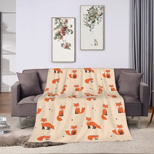 Miniatura 7 de Manta suave de pato para todas las estaciones, cálida y ligera, manta de franela para cama, sofá, viajes, hogar, sala de estar, decoración de 50 x