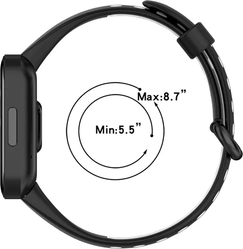 Miniatura 3 de Senter Correa de repuesto deportiva de silicona suave para reloj inteligente Redmi Watch 2 Lite