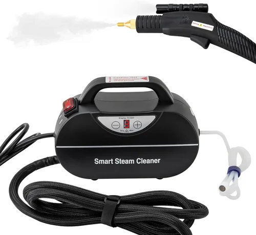 Limpiador de vapor de mano multifuncional, limpiadores de vapor de coche de 1800 W para uso doméstico, máquina de limpieza móvil de alta presión,