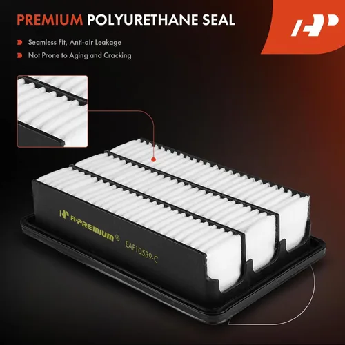 Miniatura 6 de Filtro de aire para motor A-Premium Compatible con Hyundai Santa Fe 2007 2008 2009, Reemplazo # 61949191