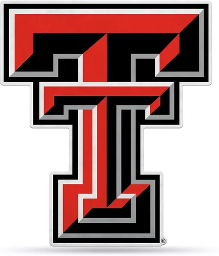 Rico Industries NCAA Texas Tech Red Raiders NCAA Banderines con forma de logotipo primario, color del equipo, huella del artículo: 18 pies x 18 pies