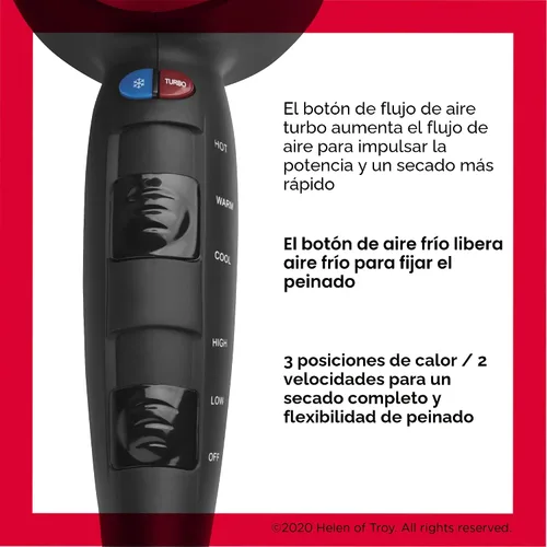 Miniatura 3 de Revlon 1875 W Secador de pelo turbo voluminizador