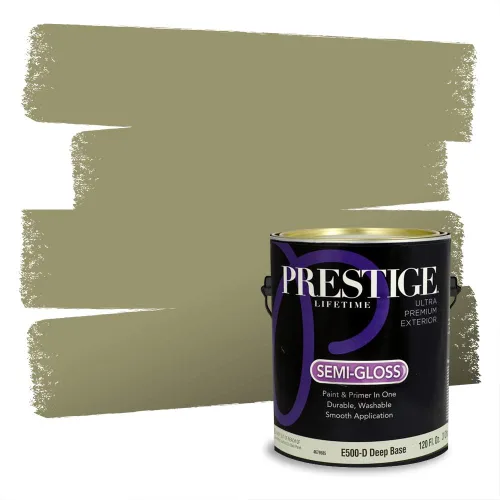 Miniatura 1670 de Prestige Paints - pintura de exterior y pintura de imprimación en una, E100-T-6006-10AVP