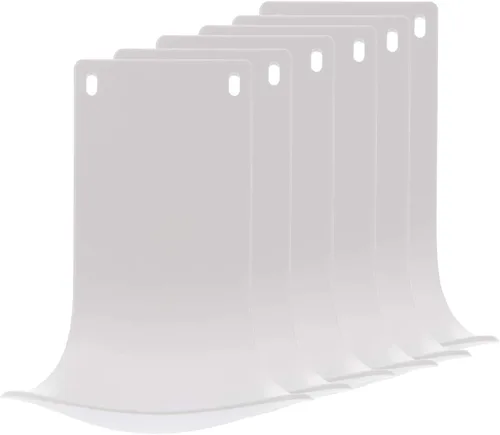 6 bandejas de goteo para dispensadores de jabón montados en la pared, evita goteos y pulverizaciones, soporte para dispensador, soporte, bandeja de