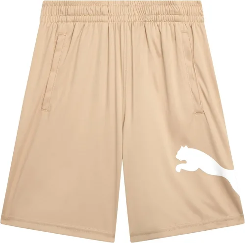 Miniatura 16 de PUMA Pantalones cortos deportivos para niños, de secado rápido, transpirables, entrelazados, con bolsillos (tallas 4-20)