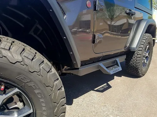 Miniatura 4 de Magnum RT Drop Steps - Estribos negros compatibles con Wrangler JL 2018-2026 de 2 puertas